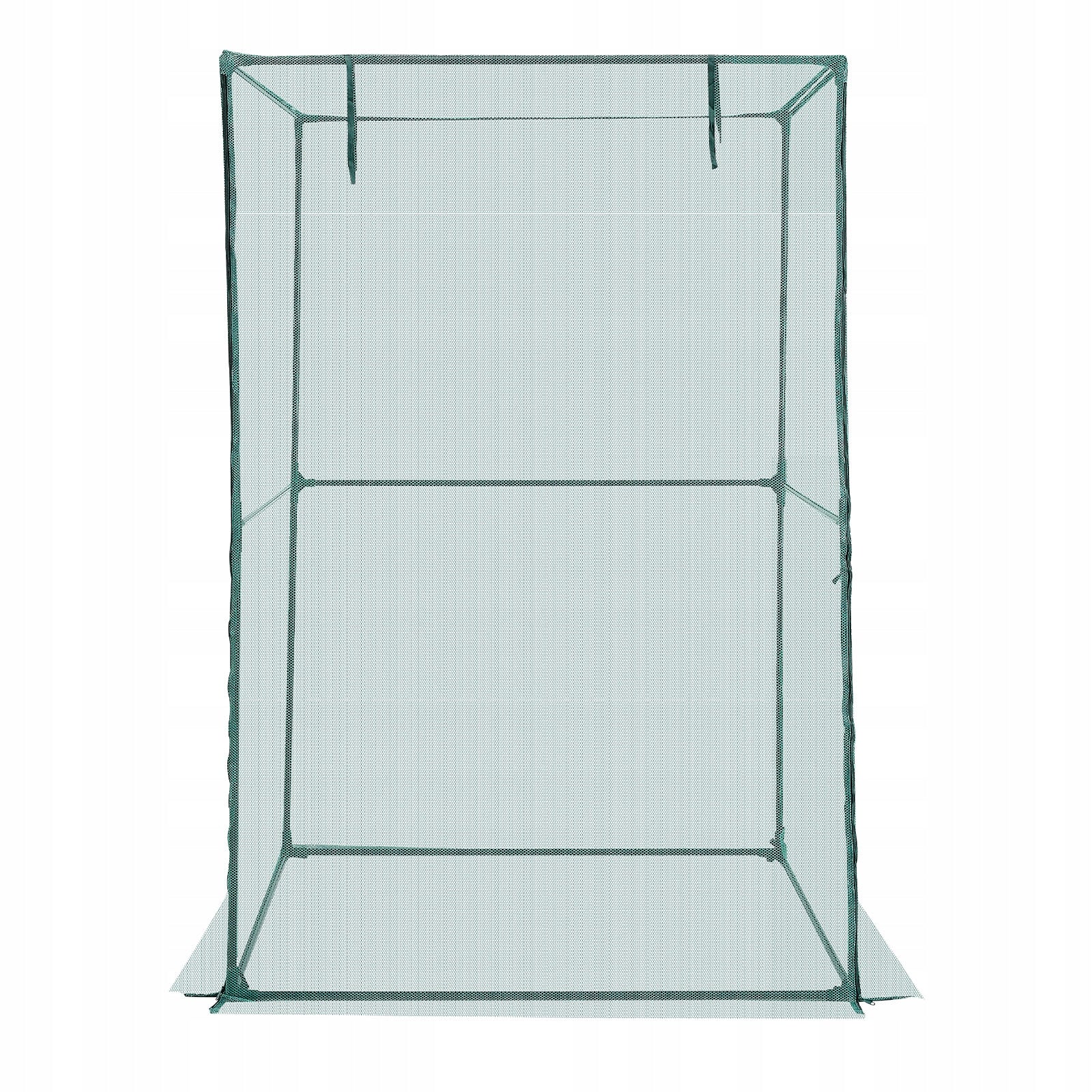 Garden Greenhouse 120x120x180CM Easy Installation With Retractable Door For Slider Width 1.2 m