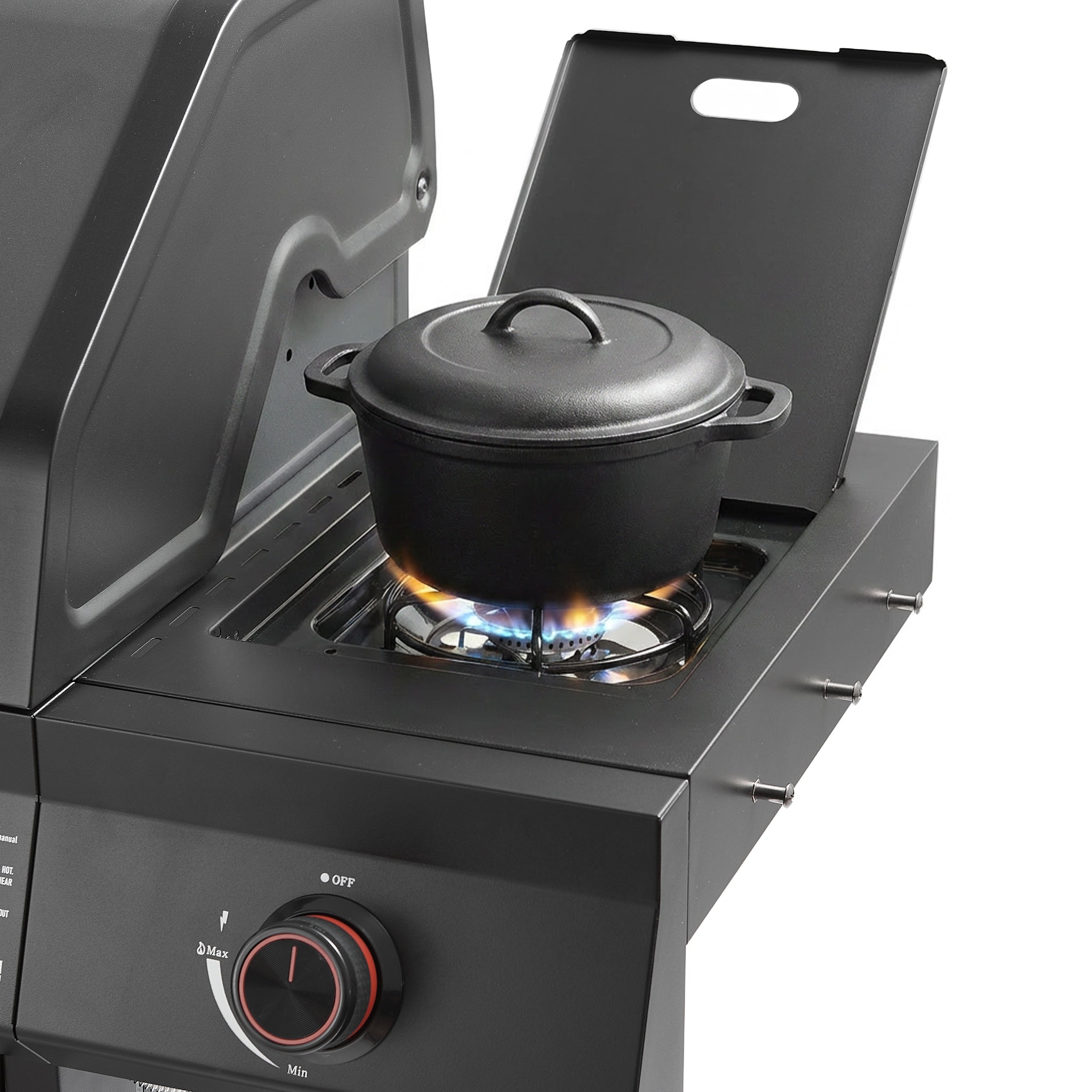 Garden Grill CAST IRON LEHMANN 6+1 stainless steel 21 kW + cylinder cabinet Number of burners 7