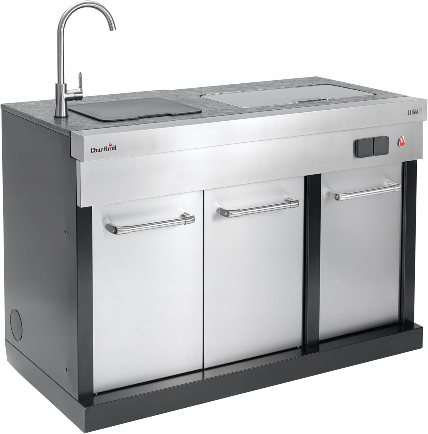 Garden Grill Gas Garden Kitchen Modular Char-Broil Sink Steel 6kW Grill width 100 cm