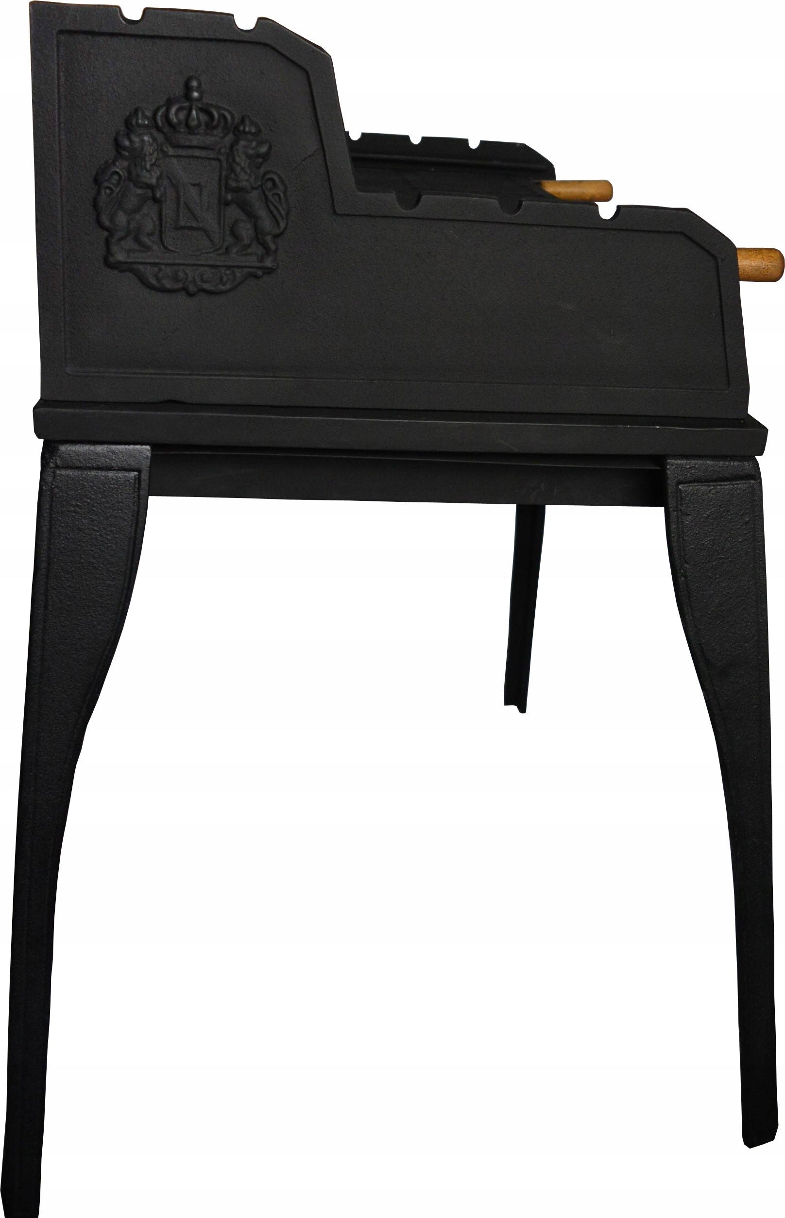 Garden Grill No. 2 - Standard Cast Iron Carbon Retro Strong Grate length 1 cm