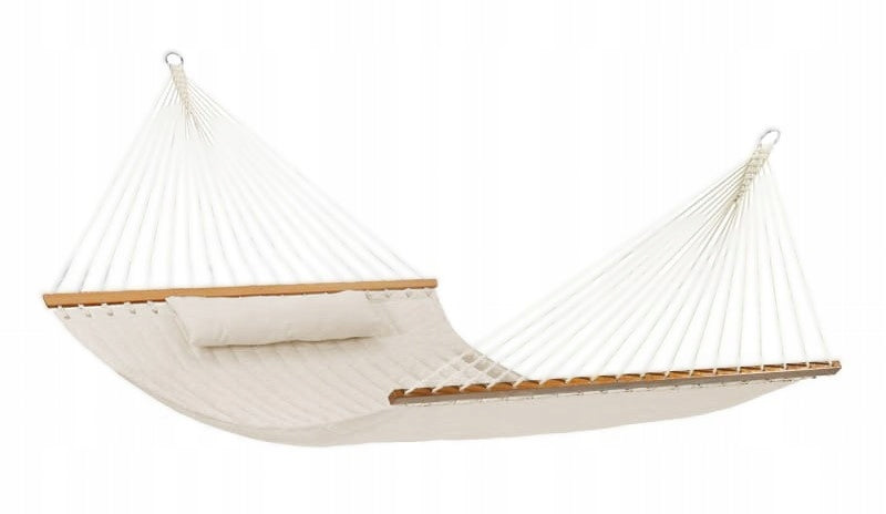 Garden Hammock 2-Person XXL Crossbars Frame Ineox HS-01B Beige 225kg