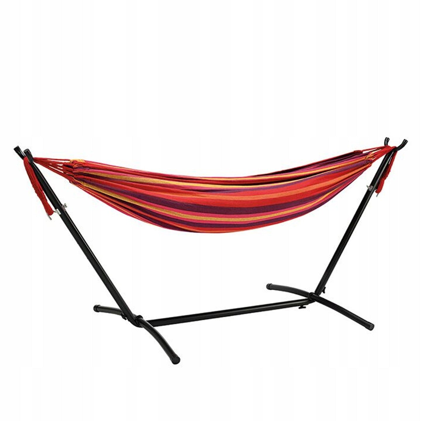 Garden Hammock With Frame Set XXL Stand Camping Terrace Balcony 150kg Manufacturer SAPPHIRE
