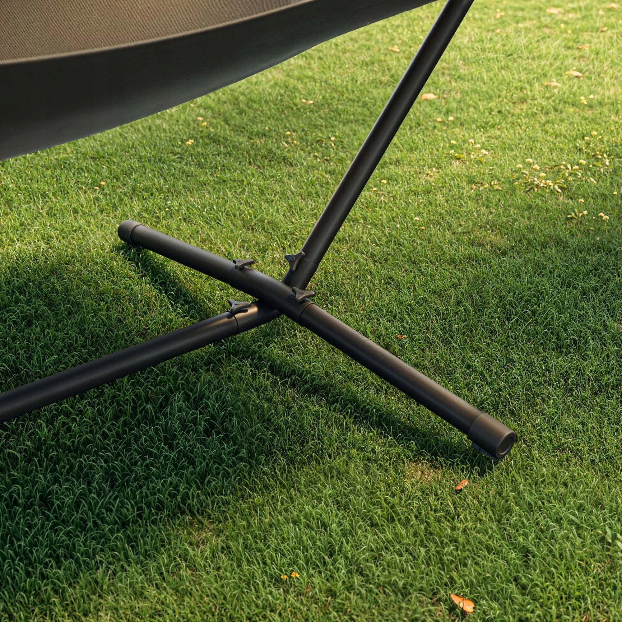 Garden Hammock with Frame and Bar Strong Hammock Frame up to 120 kg Kind hammock with rod