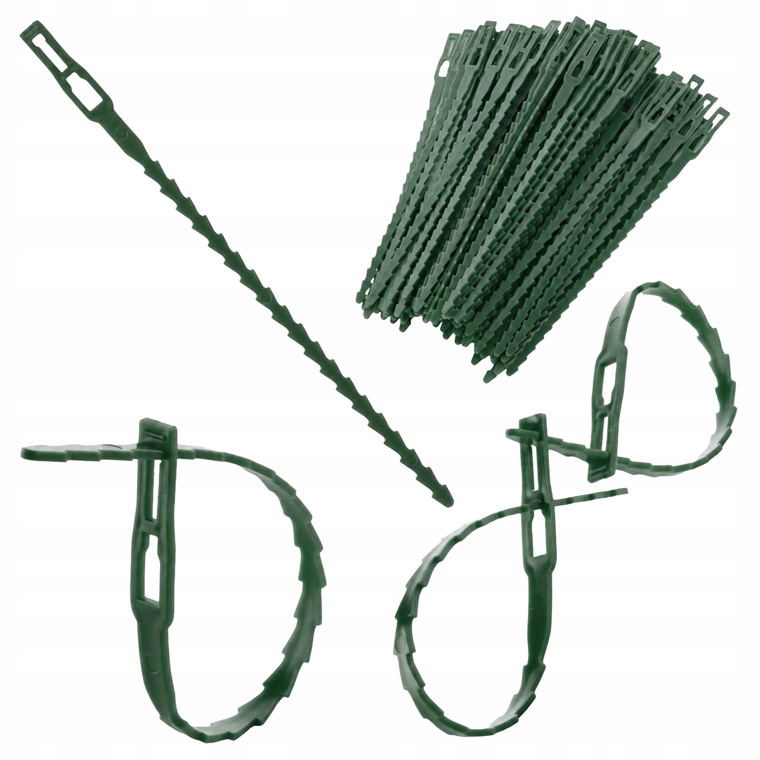 Garden Headbands 100pcs Clamp for Climbing Flower Plants Adjustable 23cm