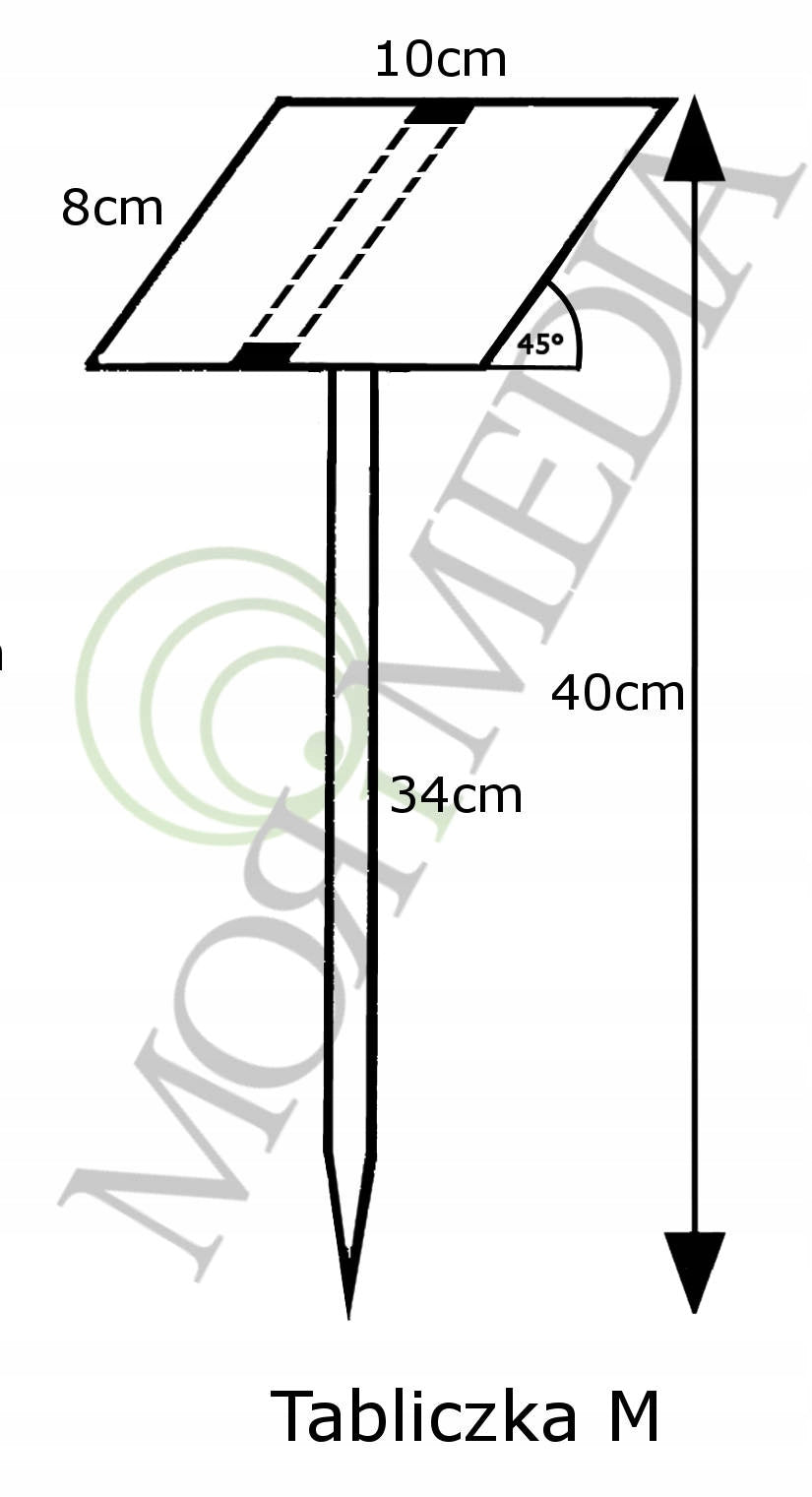 Garden Label Plates for Flower Plants M