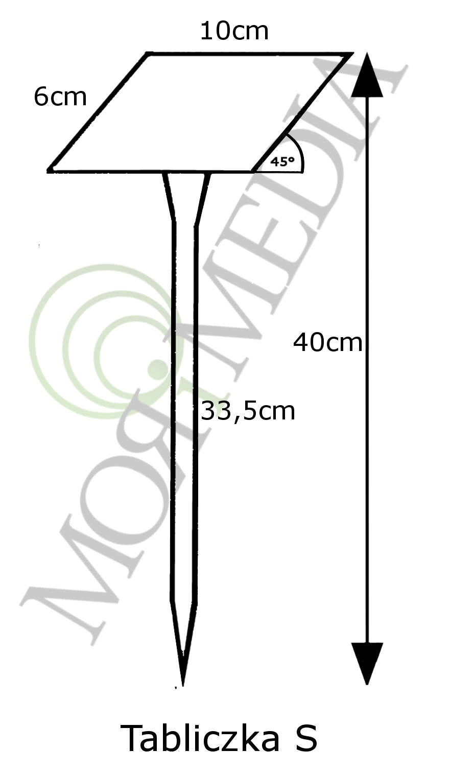Garden Label Plates for Flower Plants S Kind standing