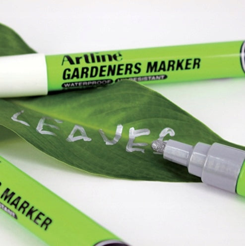 Garden Marker, White, (Mazak, Pen) Waterproof, UV, Garden, Resistant Brand Garden Label