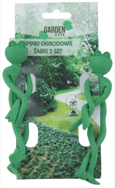 Garden Paper Clips - Frogs 2 Pcs - Plant Clips - Stem Holder Manufacturer code 1824