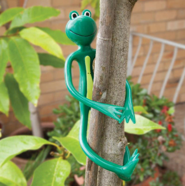Garden Paper Clips - Frogs 2 Pcs - Plant Clips - Stem Holder Product width 4 cm