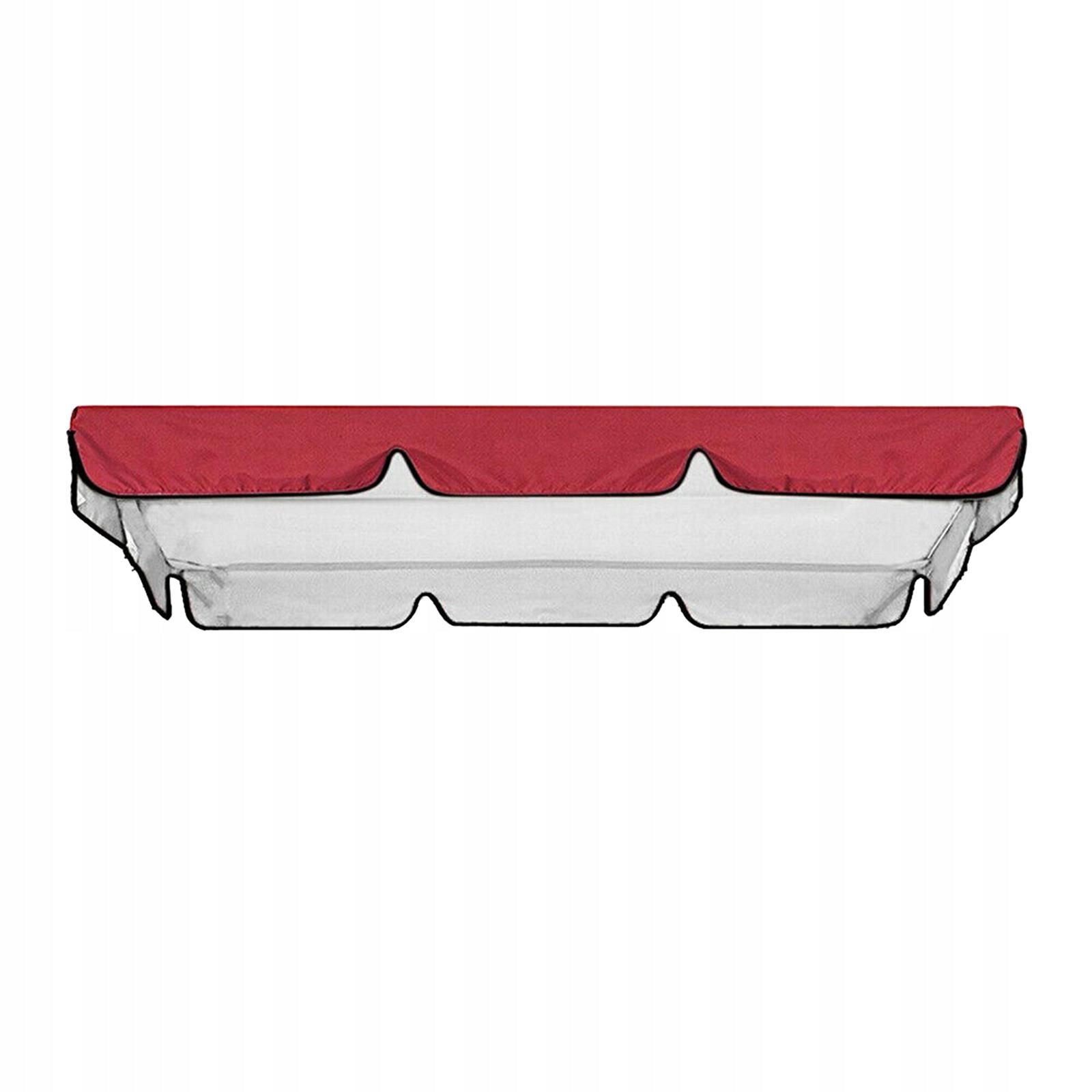 Garden Patio 3 Seat Cover Red 164x114x15cm Brand no brand