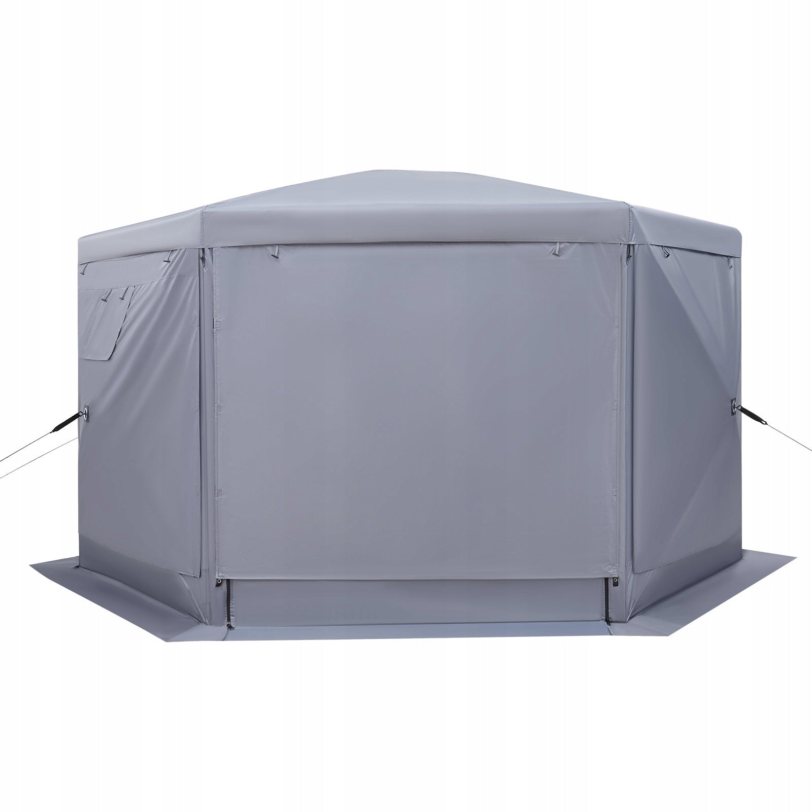 Garden Pavilion 3,6x3,6x2,2M 8 to 10 Persons Tent Gazebo Large Six Sided Width 1.8 m