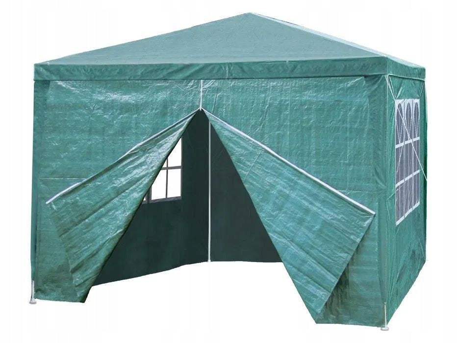 Garden Pavilion 3x3 Green 4 Walls Tent Gazebo for Garden Canopy Manufacturer code INT4404