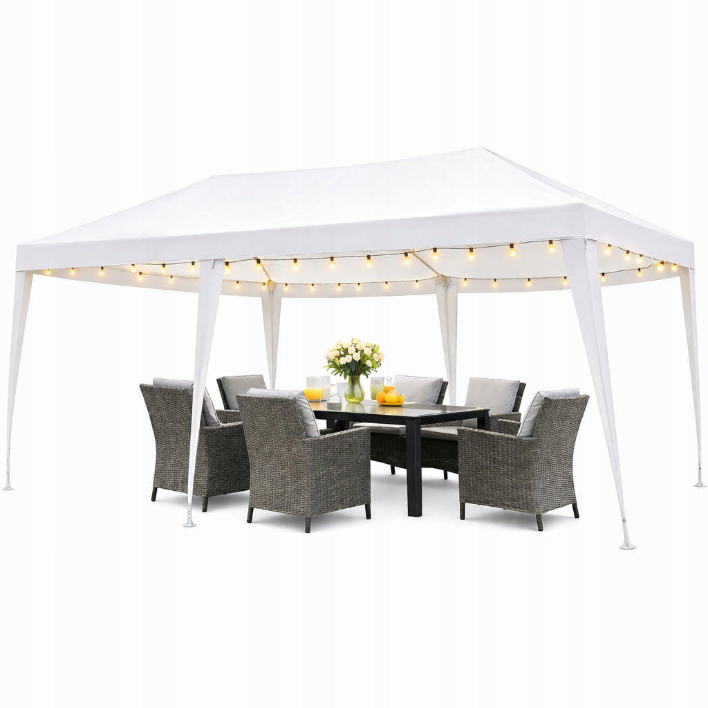 Garden Pavilion 3x6 Party Tent Commercial Garden Gazebo Stable Packaging status original