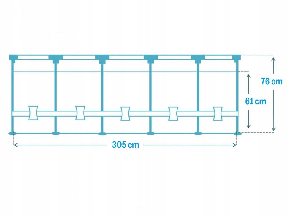 Garden Pool Framed 305x76 Intex 28200 NEW 2026 Manufacturer code 28200