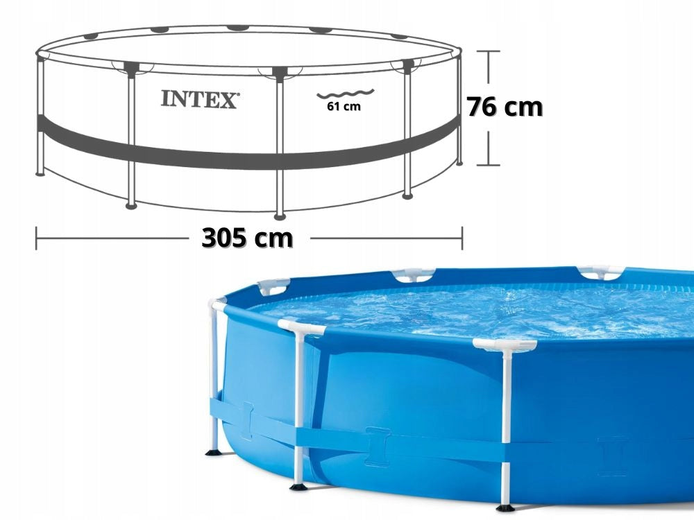 Garden Pool Framed 305x76 with Pump Intex 28202 MODEL 2026 Brand Intex