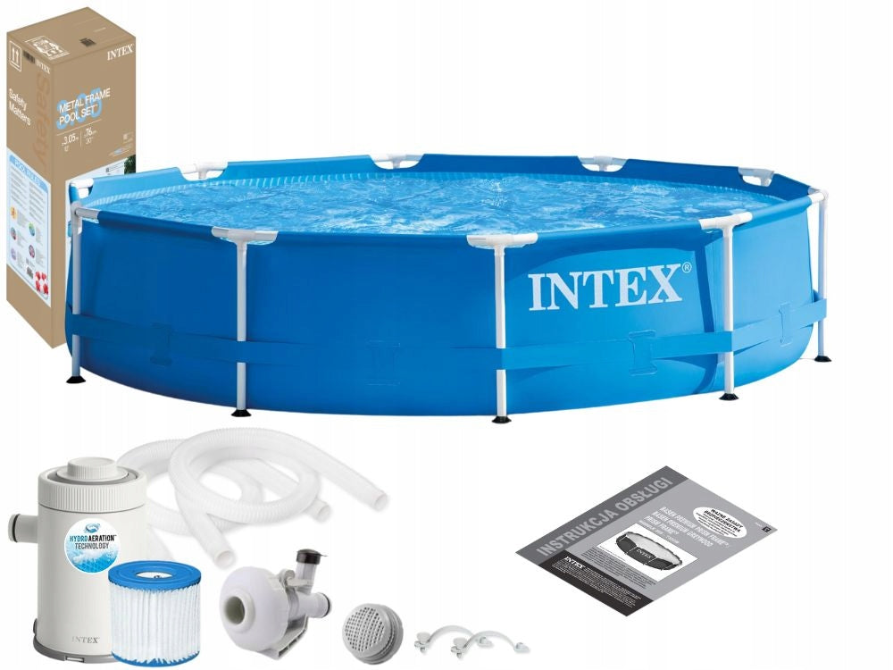 Garden Pool Framed 305x76 with Pump Intex 28202 MODEL 2026