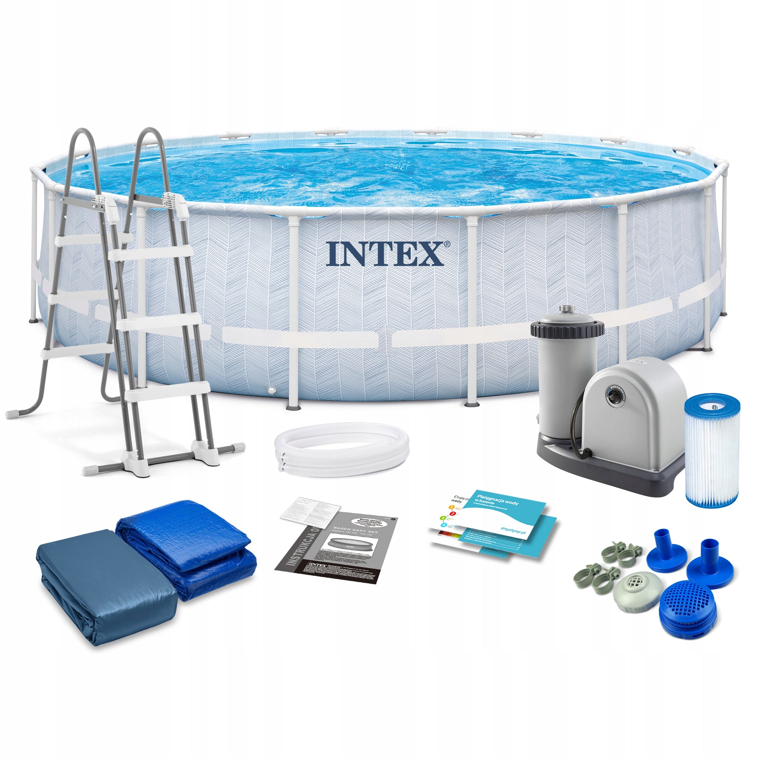 Garden Pool Framed 488x122 with pump Intex 26746