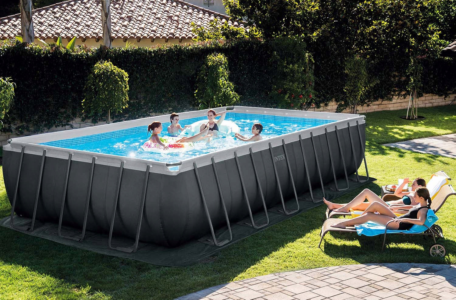 Garden Pool INTEX 26364 Framed 732x366x132 Model2025 Mega Set 17in1 Brand Intex