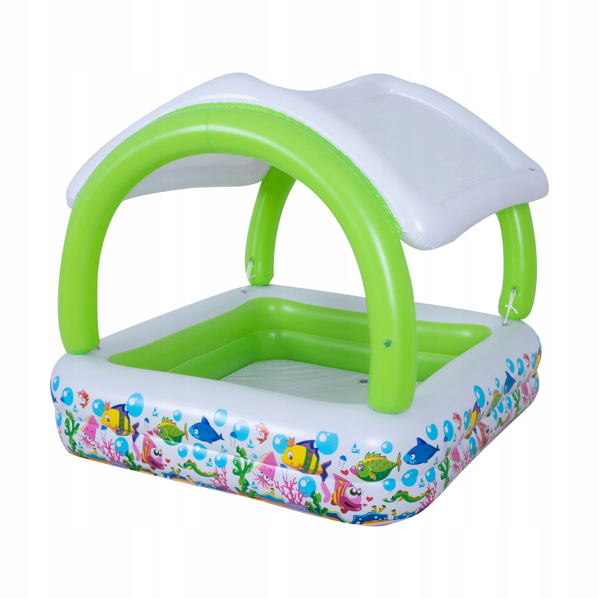 Garden Pool Pumped Inflatable With Canopy For Kids SUNCLUB Packaging status original