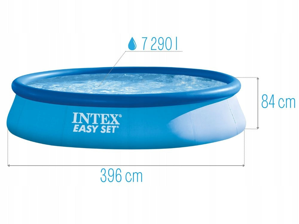 Garden Pool Round Expansion with Pump 396x84 Intex 28142 MODEL 2026 Packaging status original