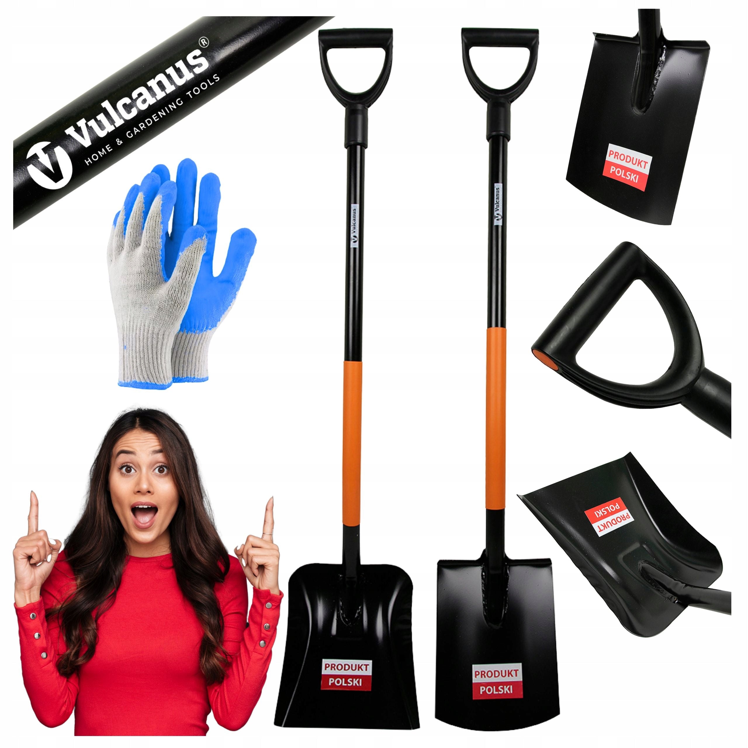 Garden Shovel Spade Tool Set +Gloves Garden Tools