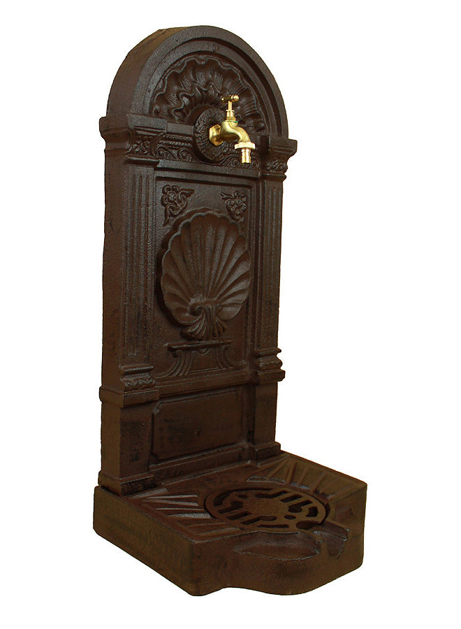 Garden Sink Cast Iron Wall Mounted Water Intake Drain Point Aquarius Faucet Manufacturer GaleriaPegaz
