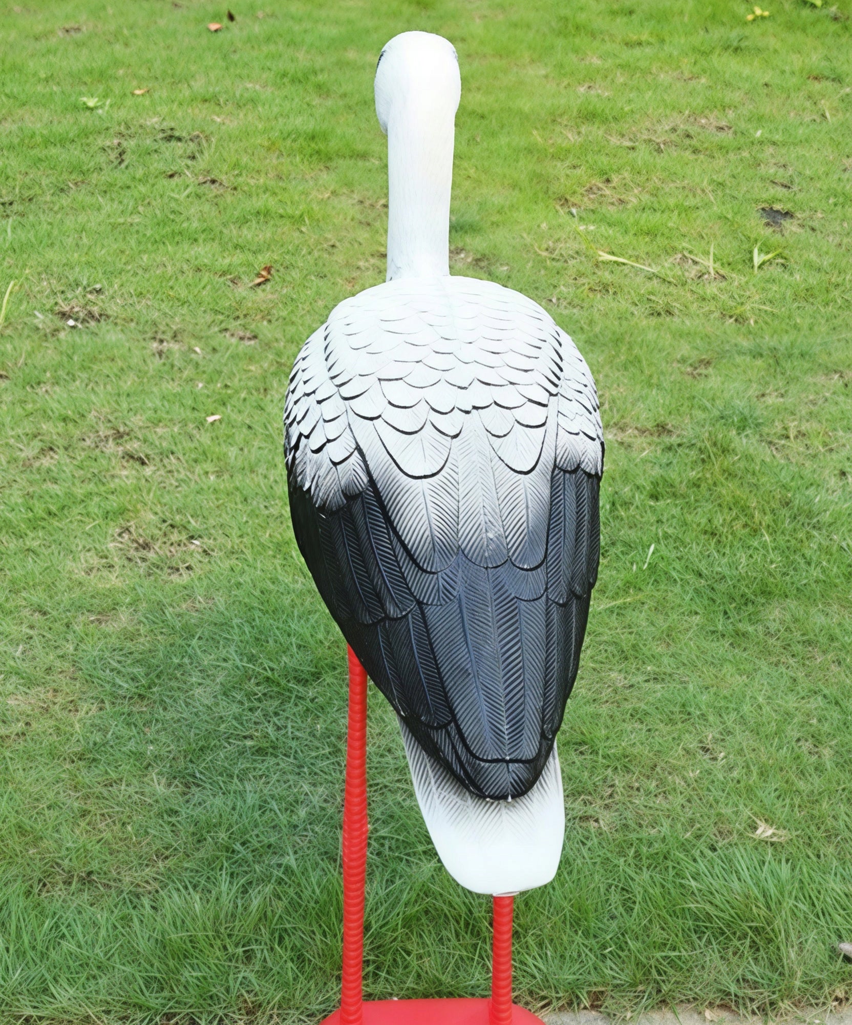 Garden Stork Large Figurine for Garden Standing XXL Decoration Ornament Bird 78 Type sculpture (figure)