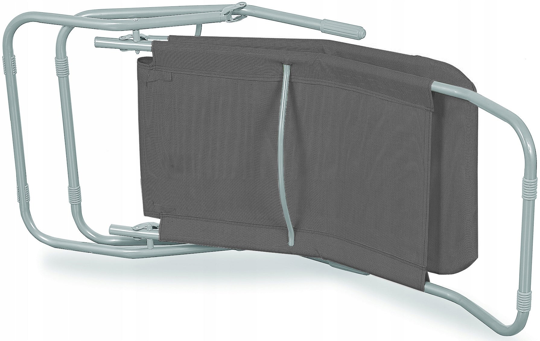 Garden Sun Lounger Aga Siesta Grey 2 Pcs Folding Adjustable Strong Terrace UV Kind sunbed