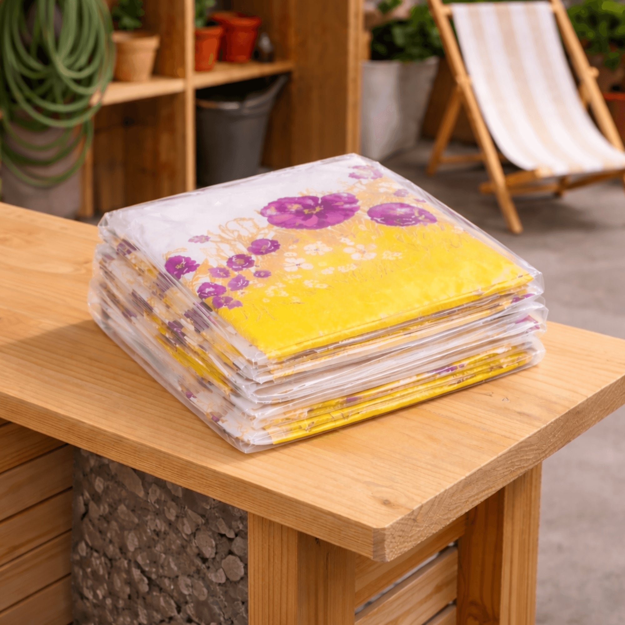 Garden Sun Lounger Cover WATERPROOF UV Effective Furniture Protection Packaging status original
