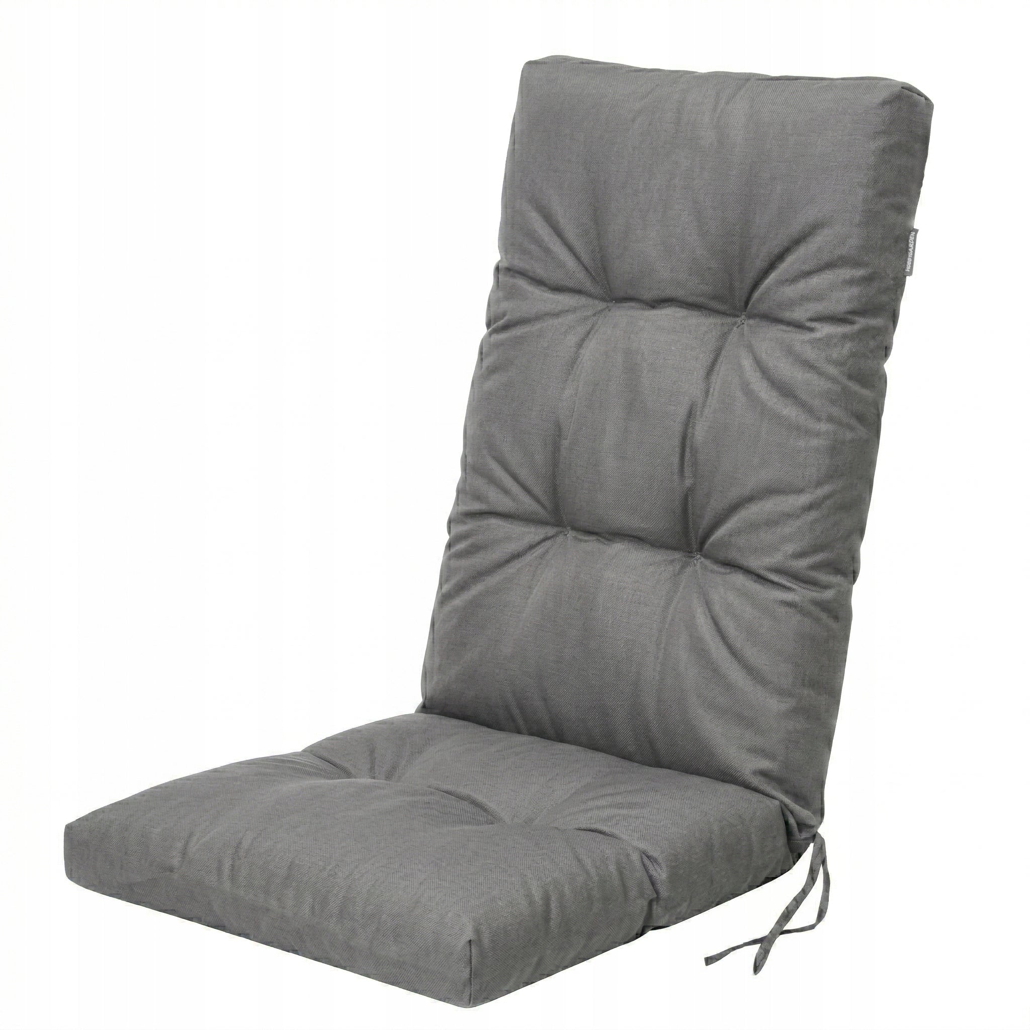 Garden Sun Lounger with Cushion Chair Couch for Garden Adjustable Backrest Brand Hobbygarden