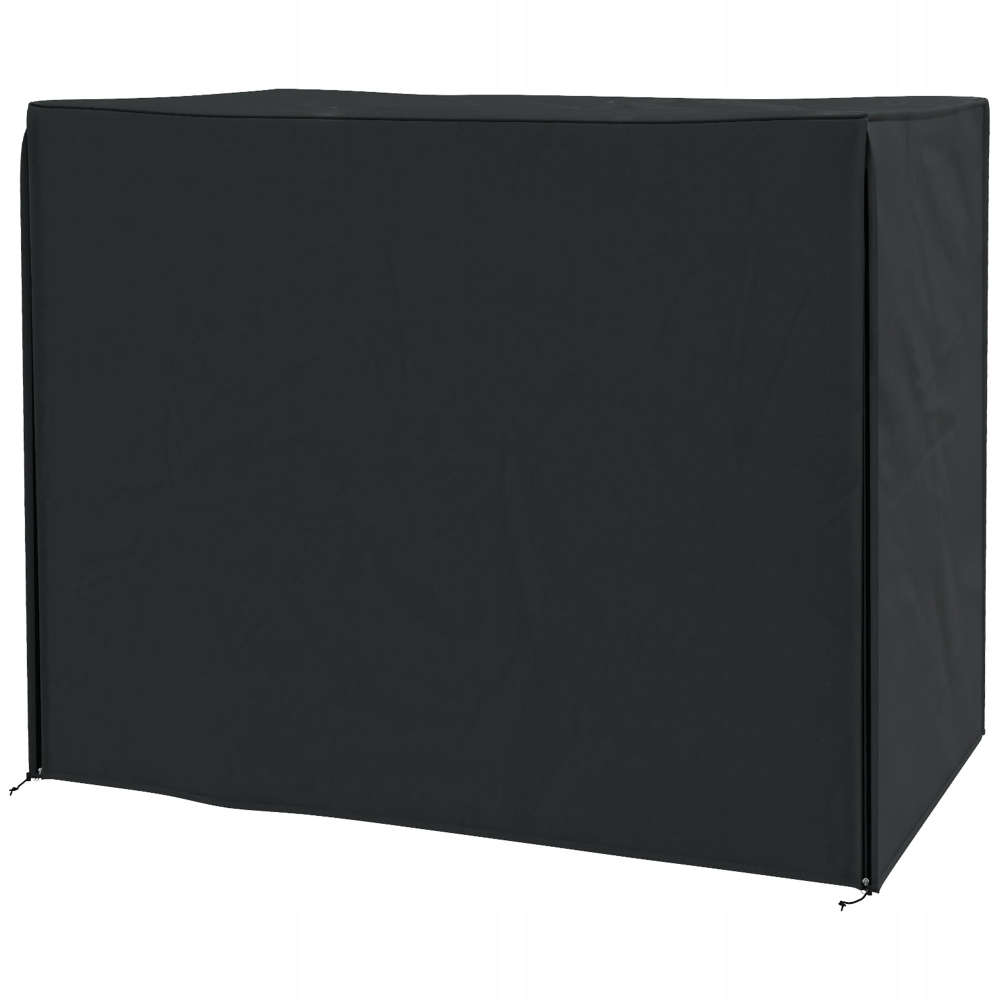 Garden Swing Cover 220x125x172 cm Black Outsunny 84A-335V00BK Product height 172 cm