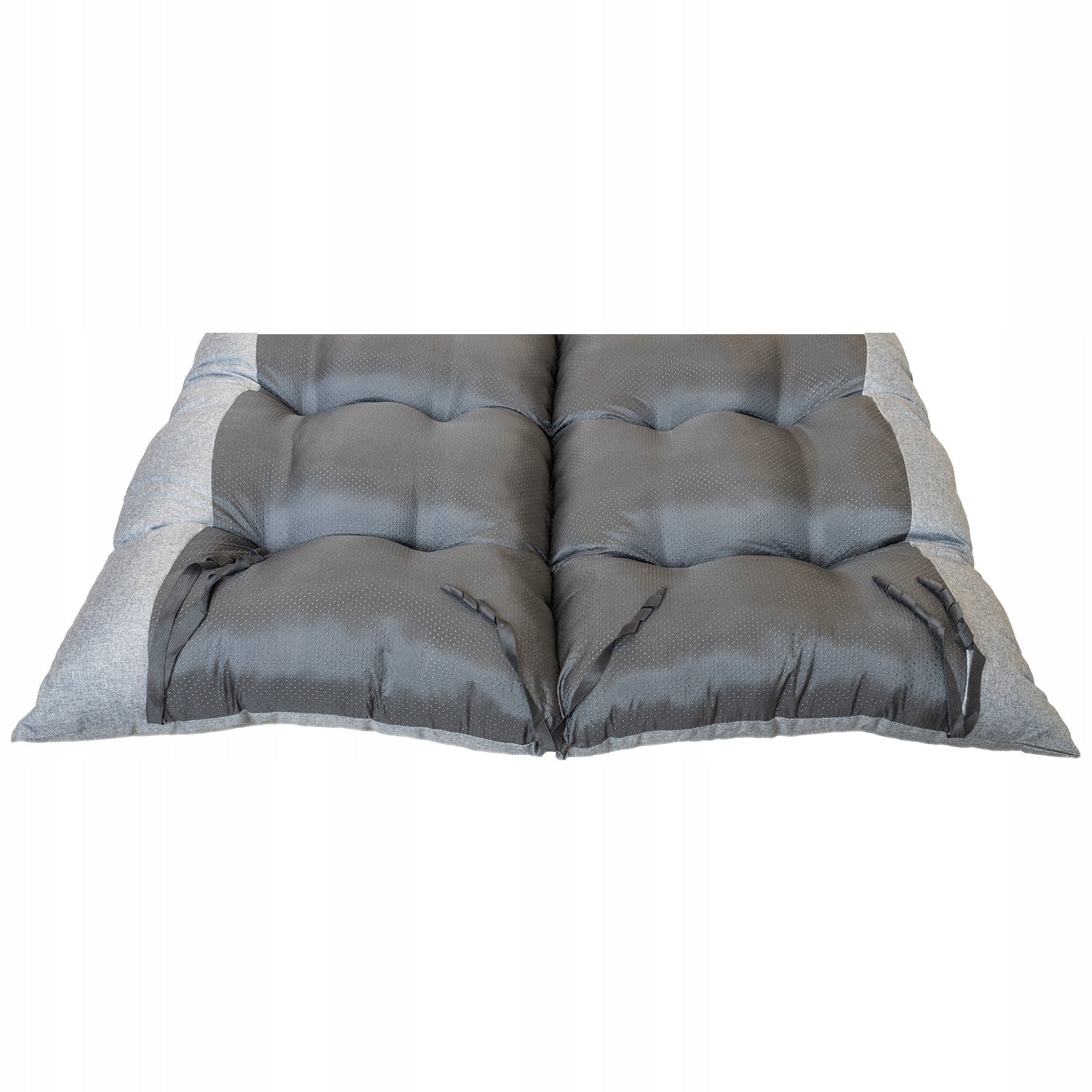 Garden Swing Cushion Ratan Bench 160x50x60+Freebie Cushions Grey Pillow length 160 cm