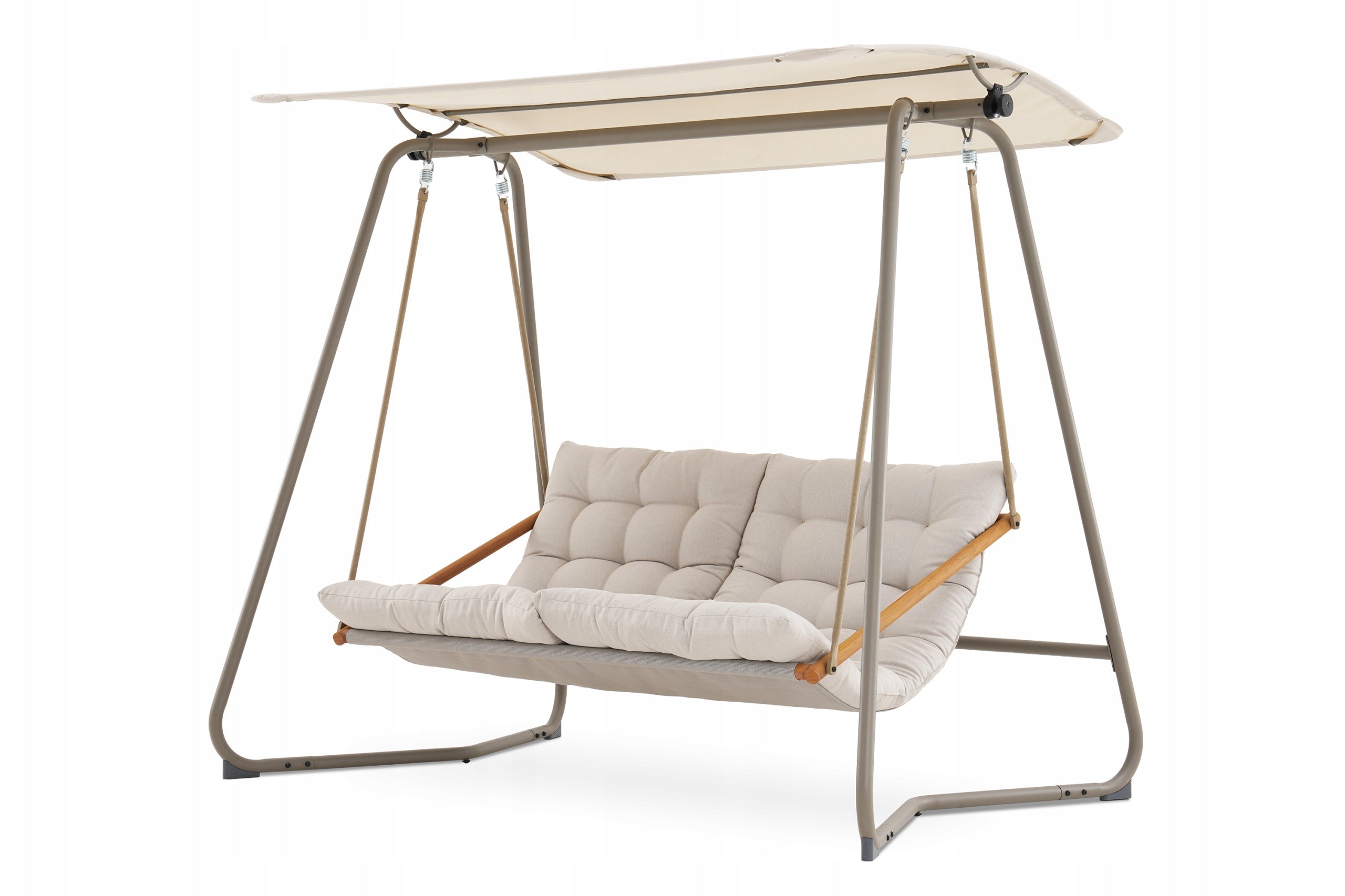 Garden Swing ROCKING COUCH 2 Seater ORTA Freestanding Canopy Beige Product weight with unit packaging 0 kg