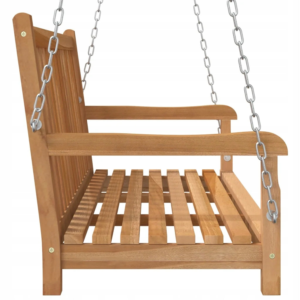 Garden Swing, Solid Teak Wood, 114x60x64 Product weight with unit packaging 17.5 kg