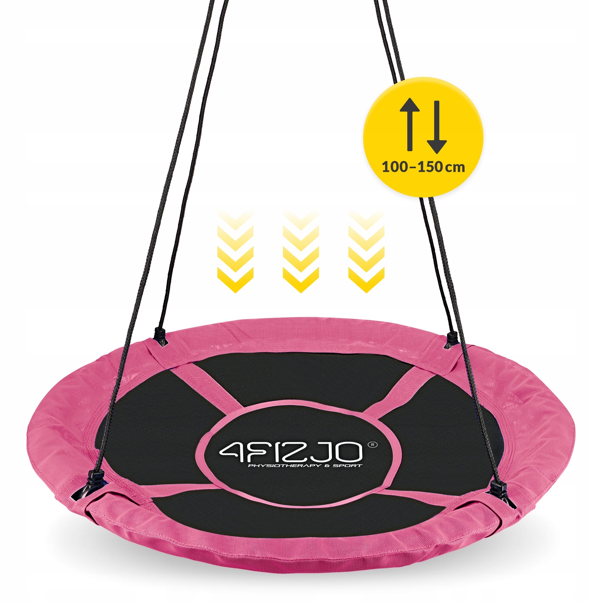 Garden Swing Stork Nest 120cm XXL For Children On Terrace For Home Seat length 120 cm