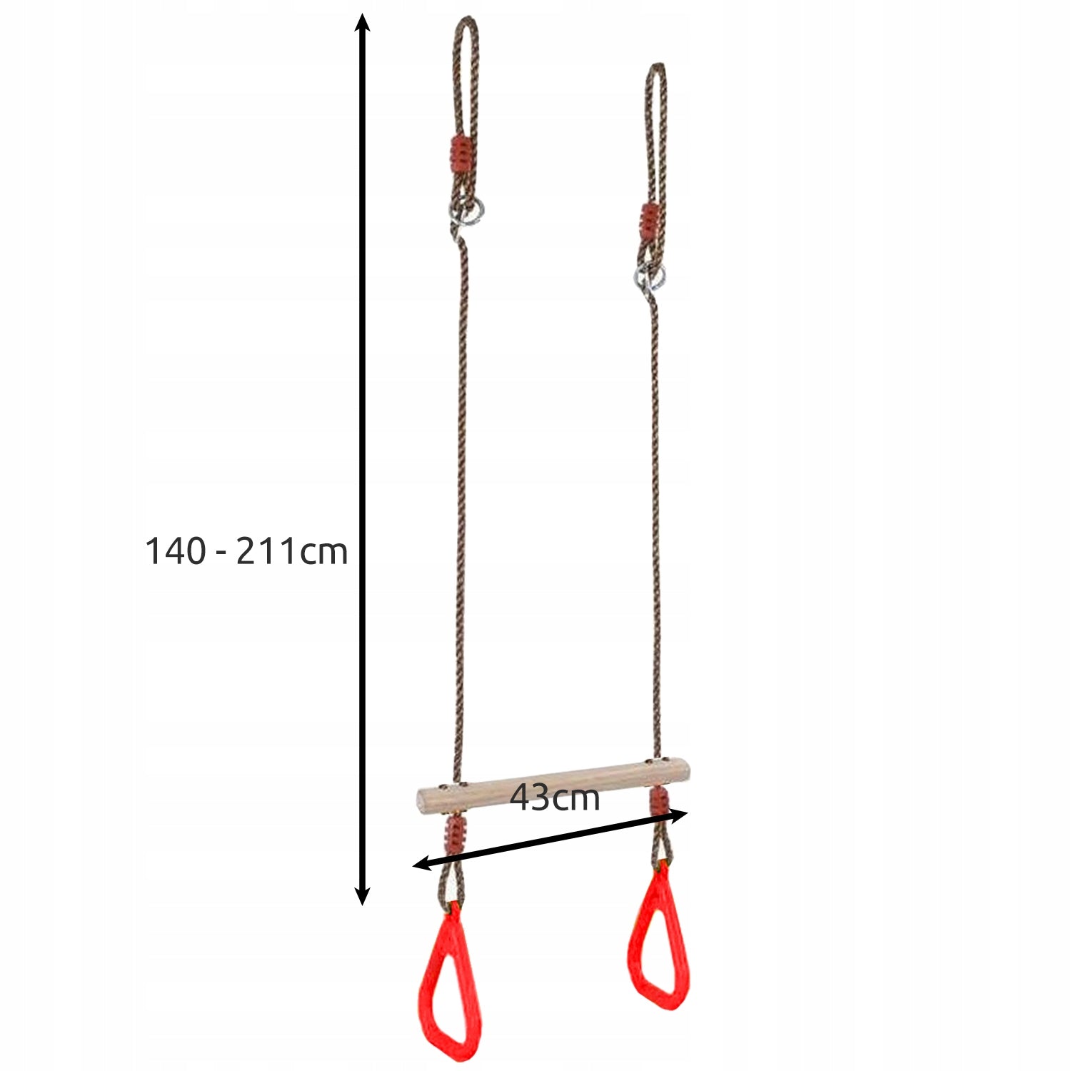 Garden Swing for Children Trapeze Gymnastic Acrobatic Bar 100 kg Manufacturer code 00025383