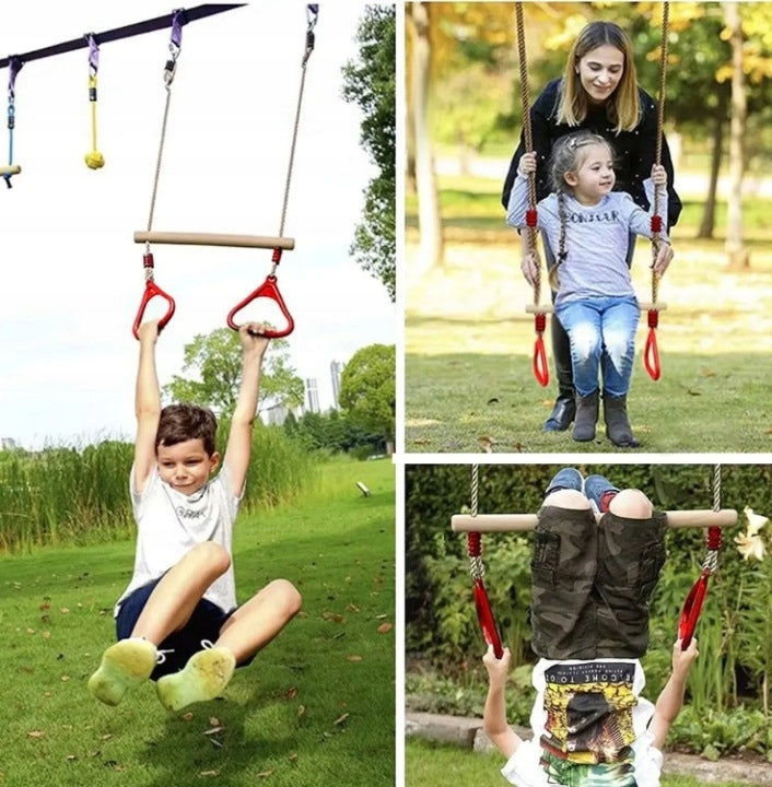 Garden Swing for Children Trapeze Gymnastic Acrobatic Bar 100 kg Max. weight load 100 kg