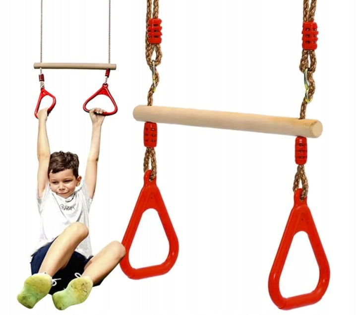 Garden Swing for Children Trapeze Gymnastic Acrobatic Bar 100 kg
