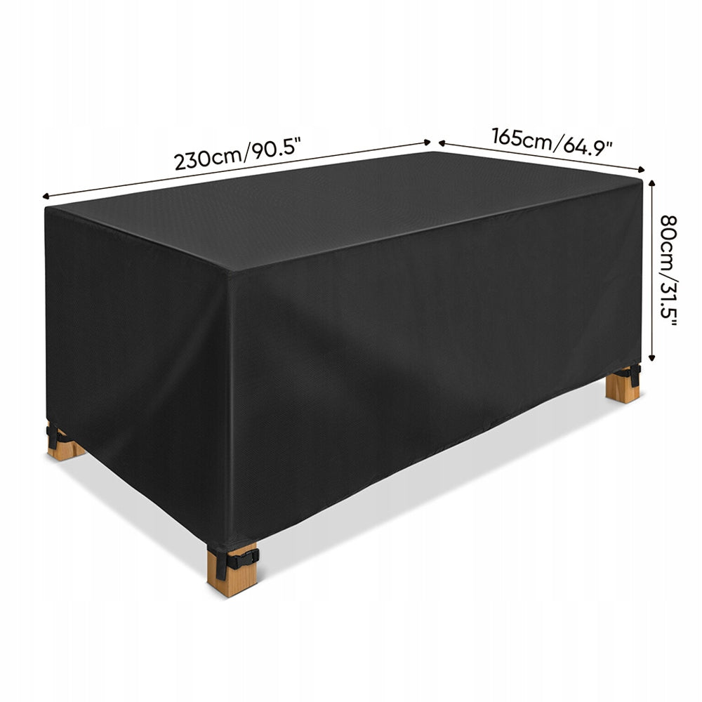 Garden Table Cover, Protective Cover, Waterproof Set Length 230 cm