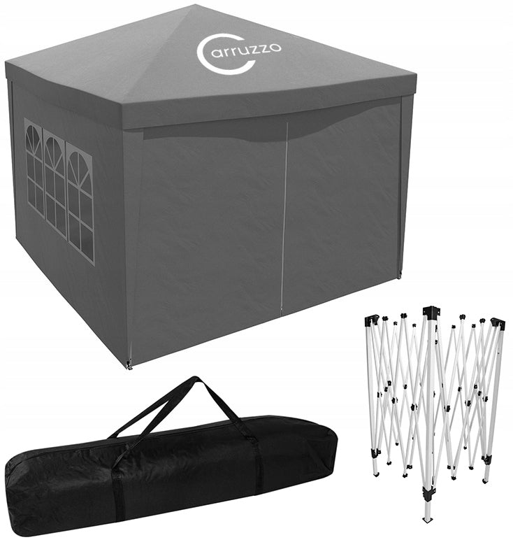 Garden Tent Pavilion Gazebo Vending Machine 3 x 3m + 4 Deluxe Walls For Garden