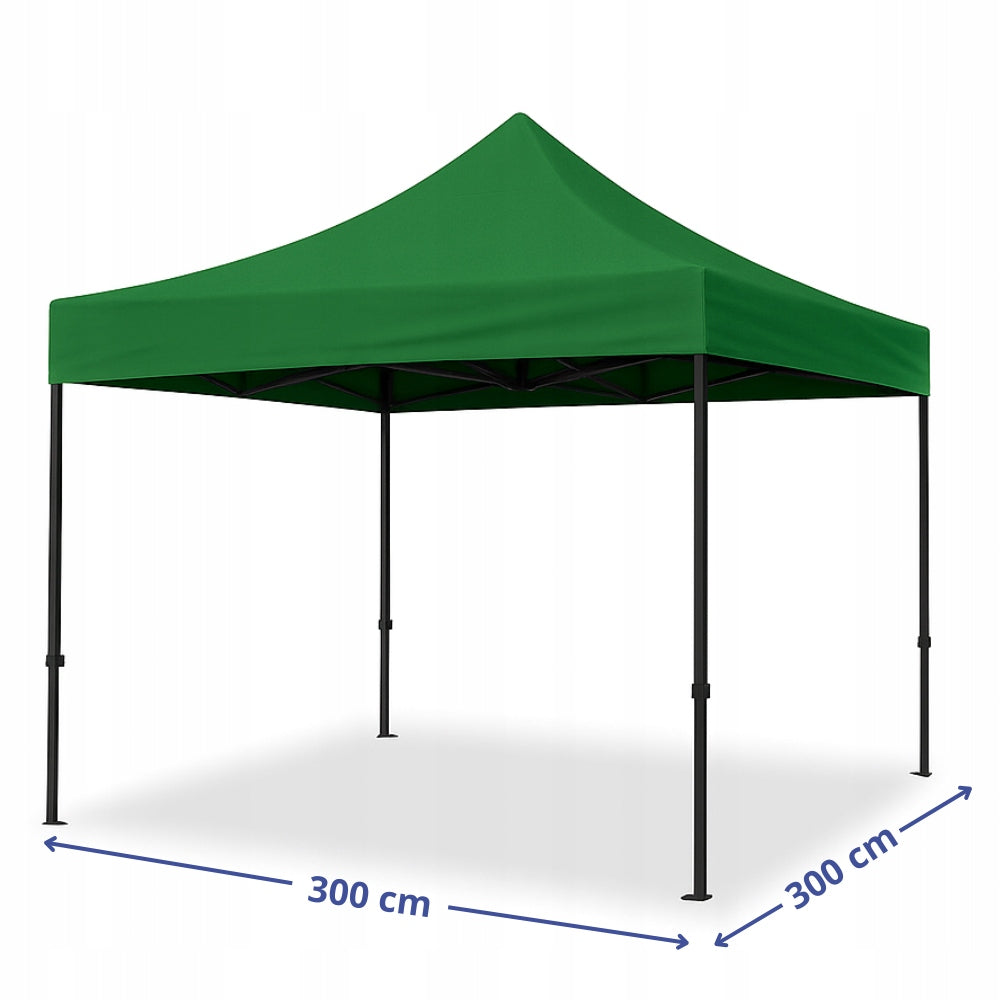 Garden Tent Pavilion Self Deploying Commercial Gazebo Canopy 3x3m Sheathing type PVC