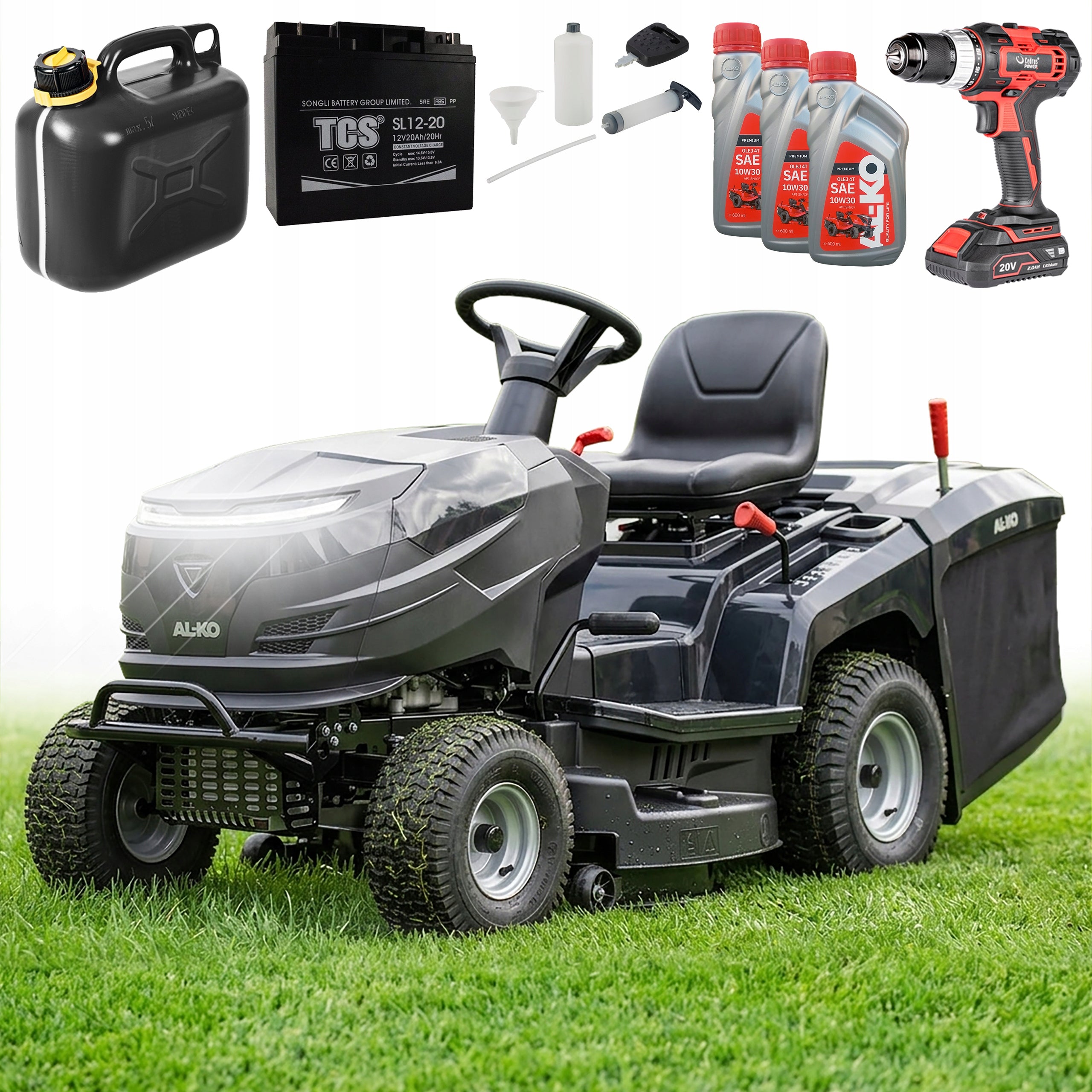 Garden Tractor with Basket 250L AL-KO T13-86.6 M-A EASY 9,8 KM 86 cm Manual