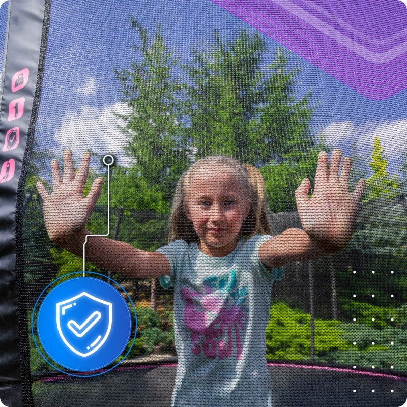 Garden Trampoline 14ft 427CM strong for children easy assembly Thunder Total height 260 cm