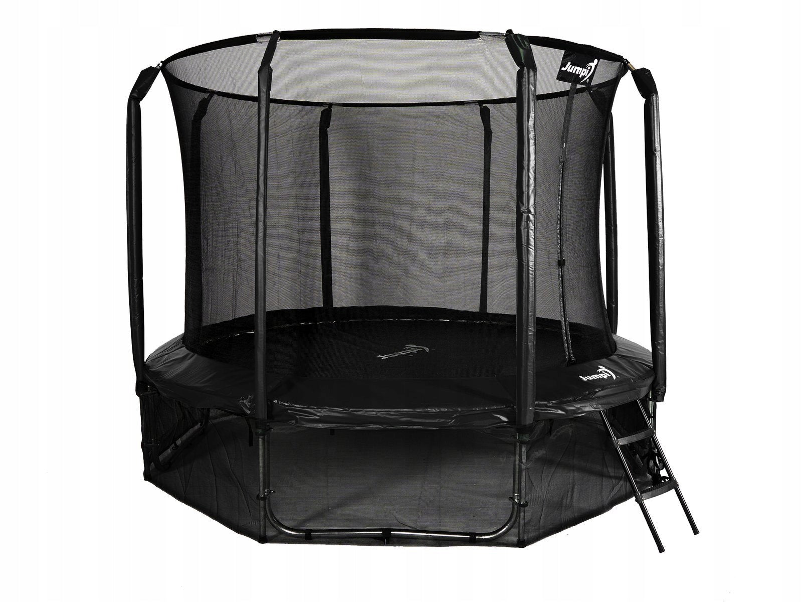 Garden Trampoline Jumpi 374cm/12FT Maxy Comfort Black With Inner Mesh Brand Jumpi