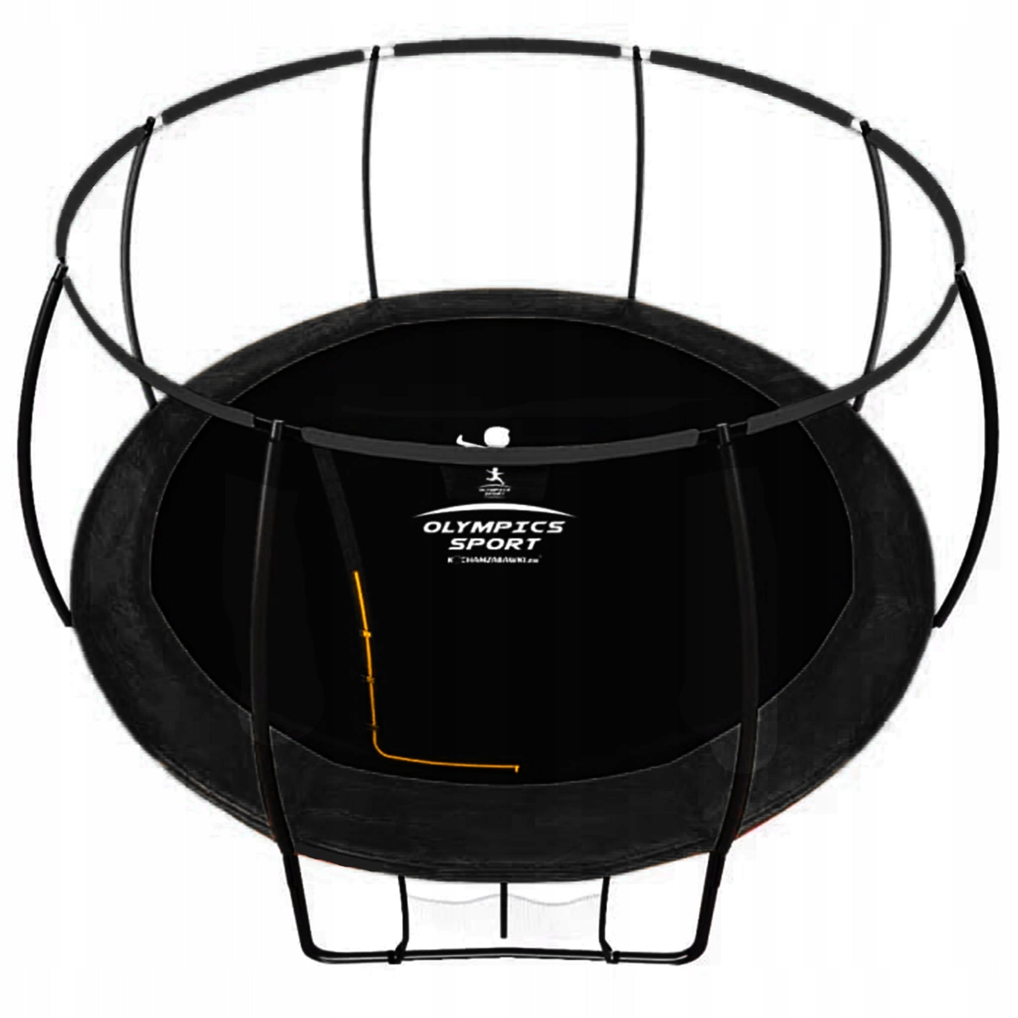 Garden Trampoline LED 12FT 366 cm 180kg Olympics Sport with Mesh Basket Height from ground level 80 cm