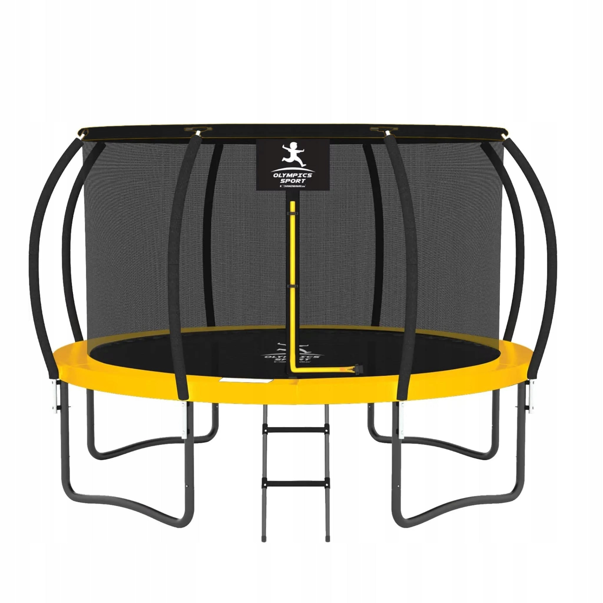 Garden Trampoline LED 12FT 366 cm 180kg Olympics Sport with Mesh Basket Number of springs/ropes 72