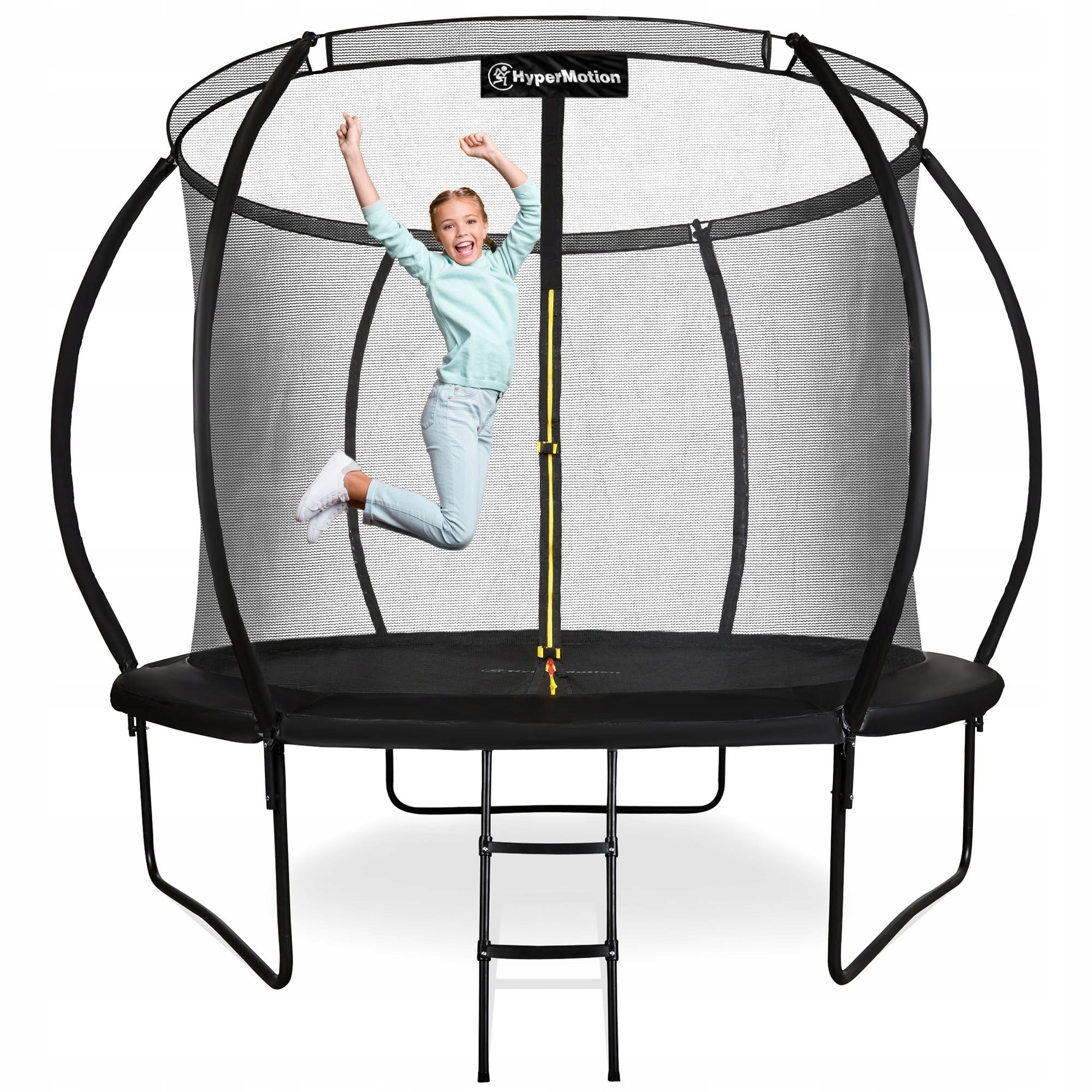 Garden Trampoline for Children 305 with Ladder and Quick-Drying Mesh 100kg