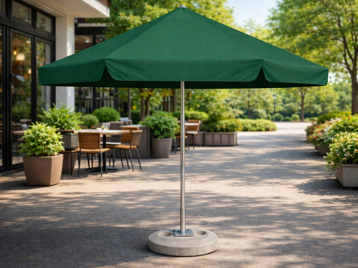 Garden UMBRELLA 4m LARGE 400cm FOLDING beer bar Polish PRODUCT 28KG Product height 250 cm