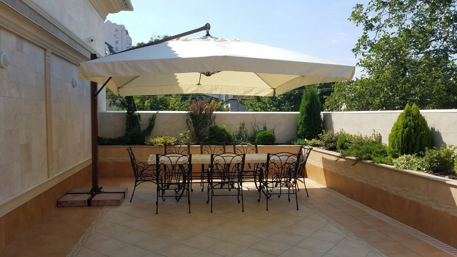 Garden Umbrella Cantilever 3,5x3,5 m Palermo Manufacturer code 008