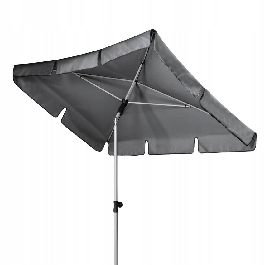 Garden Umbrella Doppler 180x120 cm Balcony Broken Anthracite